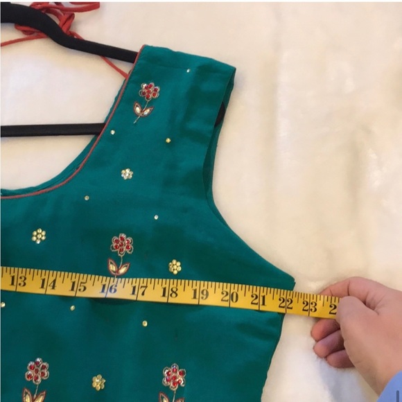 Worn once like new condition 3 peace’s Indian Sarees💐 - Picture 14 of 16